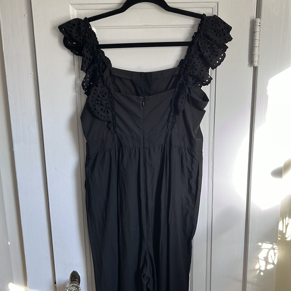 Madewell Eyelet Frilled-Strap Jumpsuit - Picture 9 of 11